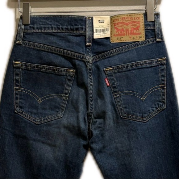 Levi's NWT Stretch 511 Slim Sits Below Waist 27x30 - Picture 4 of 11
